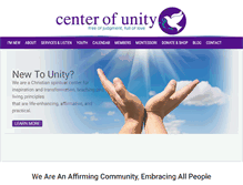 Tablet Screenshot of centerofunity.org